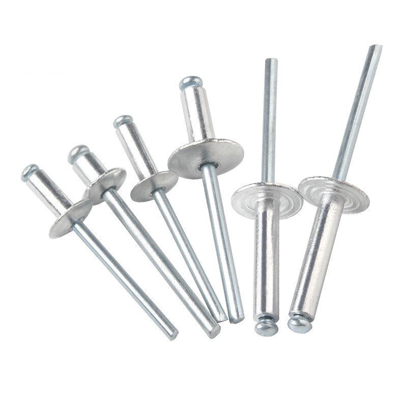 M6 aluminio Mushroon cabeza rotura mandril remaches ciegos 6mm x 10 12 16 20mm remache Pop de uñas para muebles coche avión