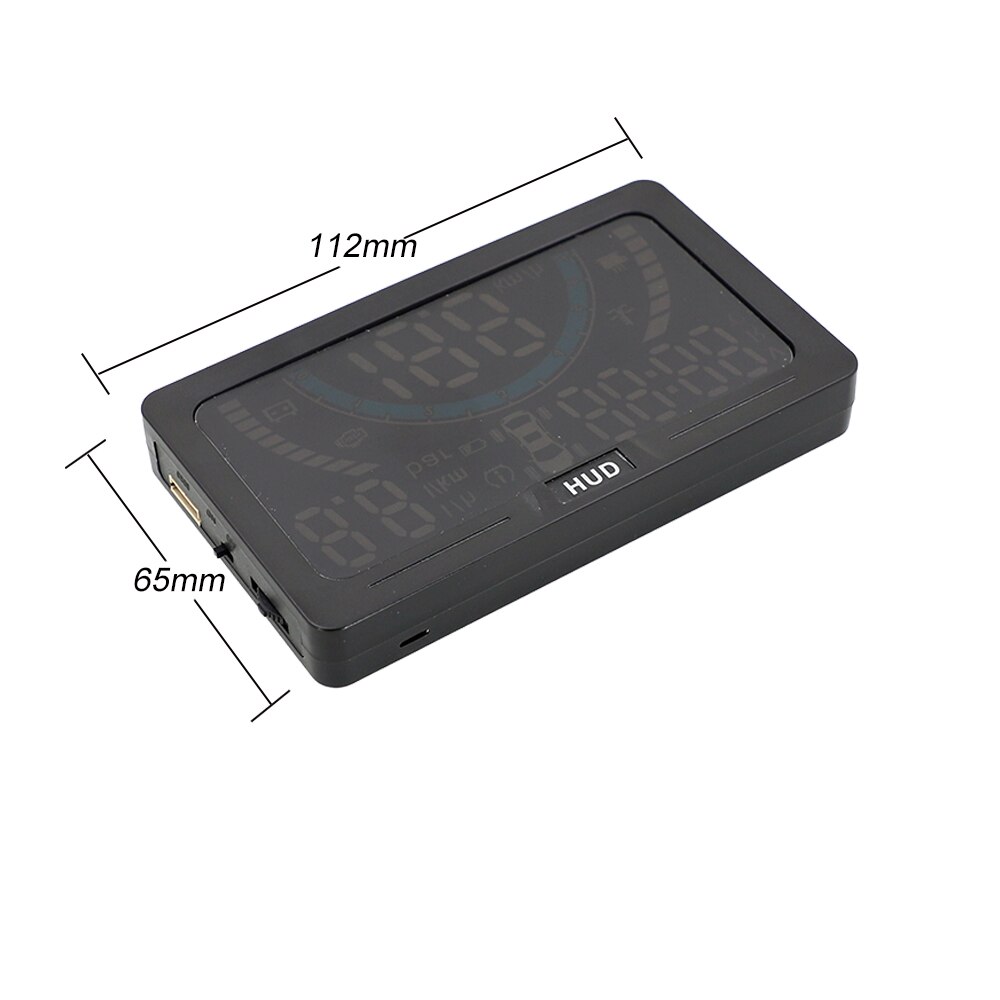 Vjoycar V200 OBD2 Voorruit Hud Projector Auto Head Up Display Gear Herinnering Auto Snelheidsmeter Gauge Display Koelvloeistof Temp.