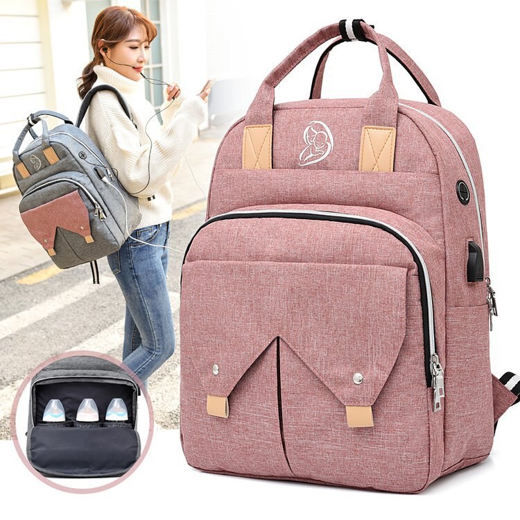 Sac à dos à couches multifonctionnel, grand Volume, pour soins infirmiers, pour maman et bébé, Style, à la ,