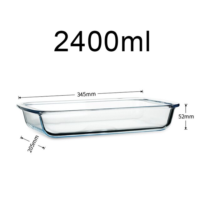 Dish Household Steamed Fish Plate Dinner Northern European Style Western Food Tray Rectangular Tableware: 2400ml