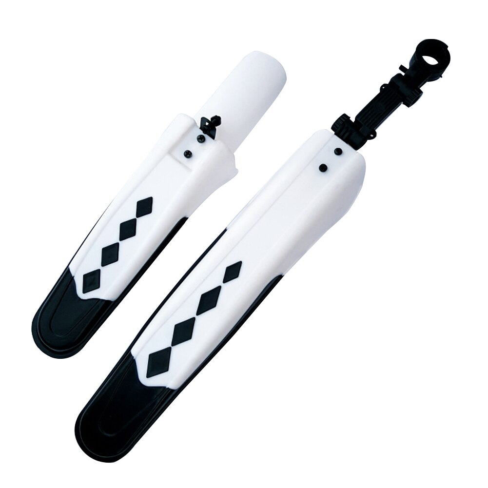 2 stück Von Fahrrad Kotflügel Mountainbike Fender Set Fender Bike Fender Flügel Bike Vorderen Und Hinteren Kotflügel: WHITE