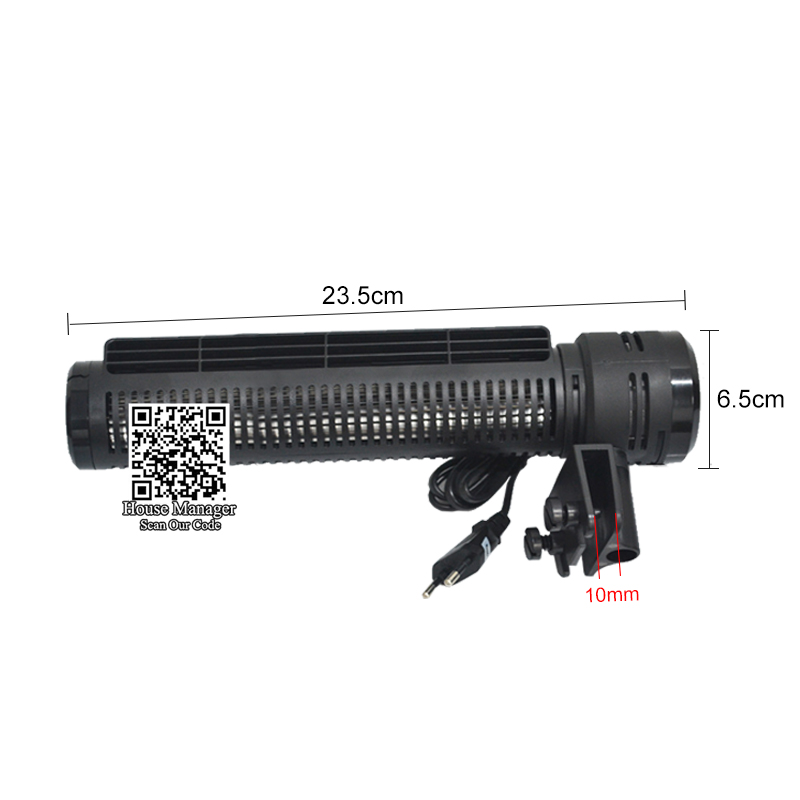 Aquarium Accessories aquarium tank cooling fans Crossflow Fan Aquarium Fish Tank Marine Ponds Cooling Fan Summer Temperature Co: Single Clip 23.5cm / US Plug adapter