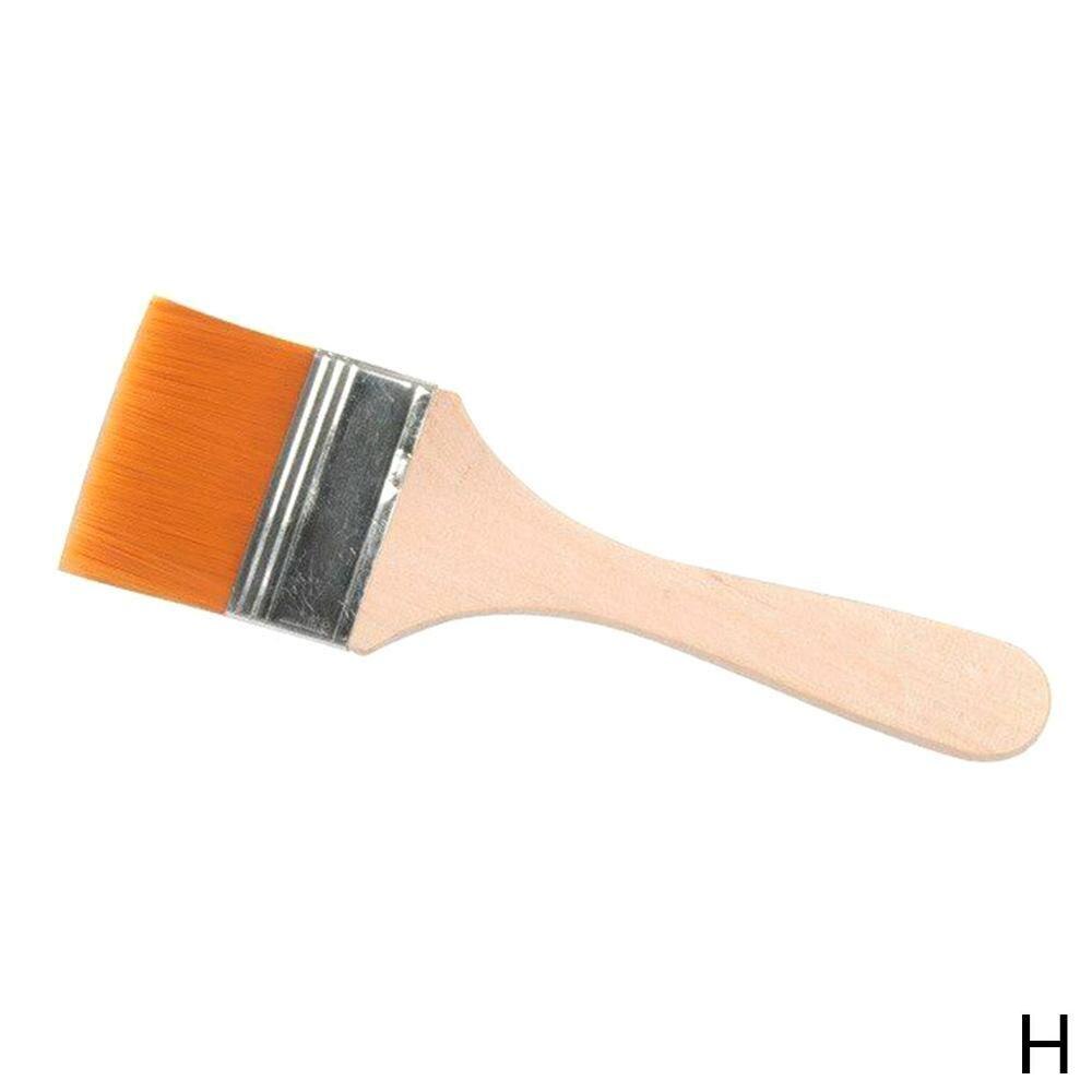Nylon verfkwast houten handvat olieverfkwasten voor acrylverfbenodigdheden voor kinderen kunstacademie schilderen  w4 t 8: Nr . .8
