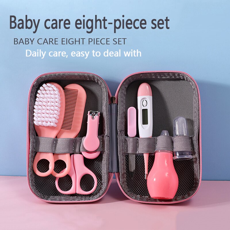 Baby Hygiene Kit Scissors for Newborns Set for Newborns Safety Care Set Toiletry Bag Nail Care Baby Health Kit Baby Thermometer