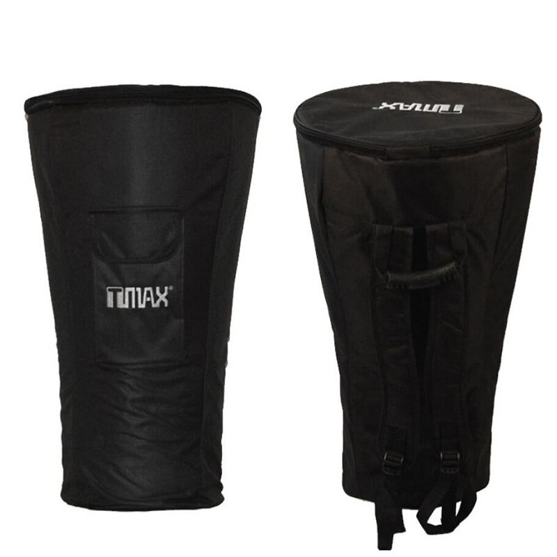 Drum Bag 10" 12 " 13" Waterproof Fabric Backpack for Drum Carry Handle African Drum Bag Waterproof Drum Backpack Bag: Black 10inch