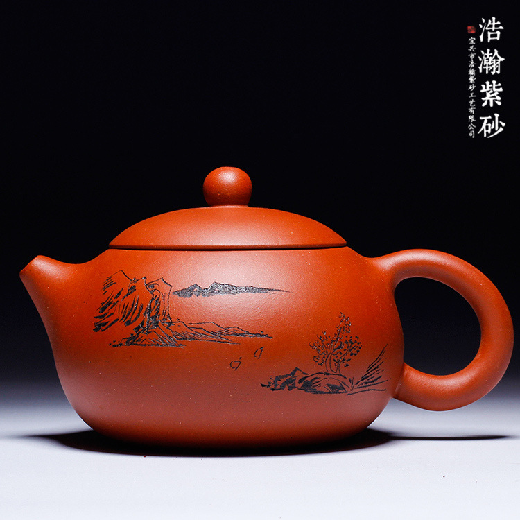 Yixing Zisha echt naam pure Xi Shi theepot 330 ML speciale prijs theepot: Default Title