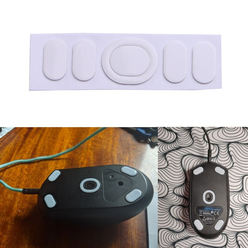 1Pack Mouse Skates Stickers Muis Voeten Pad Vervanging Voor Logitech G102 G Pro Wired Muizen Glijdt Curve Rand