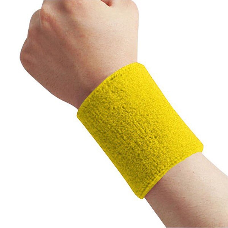 2 Stuks Sport Zweetband Badstof Pols Zweet Bands Tennis Squash Badminton Basketbal Polsband Gym Crossfit Pols Wraps Gyh