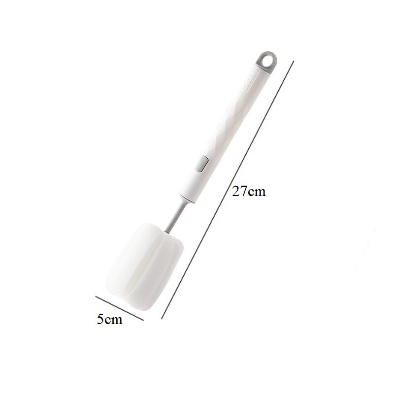 2L Grote Capaciteit Waterfles Met Tijd Marker Portable Bpa Gratis Stro Cup Lekvrij Drinken Fles Outdoor Sport Fitness Jug: Cup Brush White