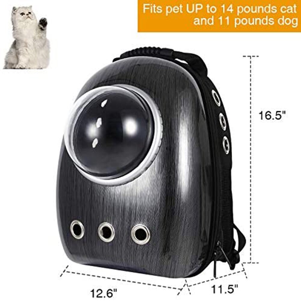 Cat Backpack Carrier Airline Approved Travel Carrier Small Dog Bubble Bag Space Capsule Pet Carrier for Hiking Backpack