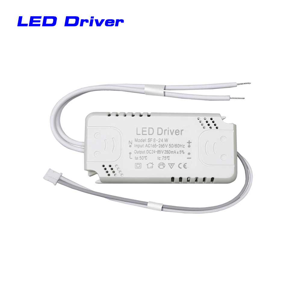 LED Driver Adapter For LED Lighting AC165-265V Non-Isolating Transformer For LED Ceiling Light Replacement Power 8-80W 220mA