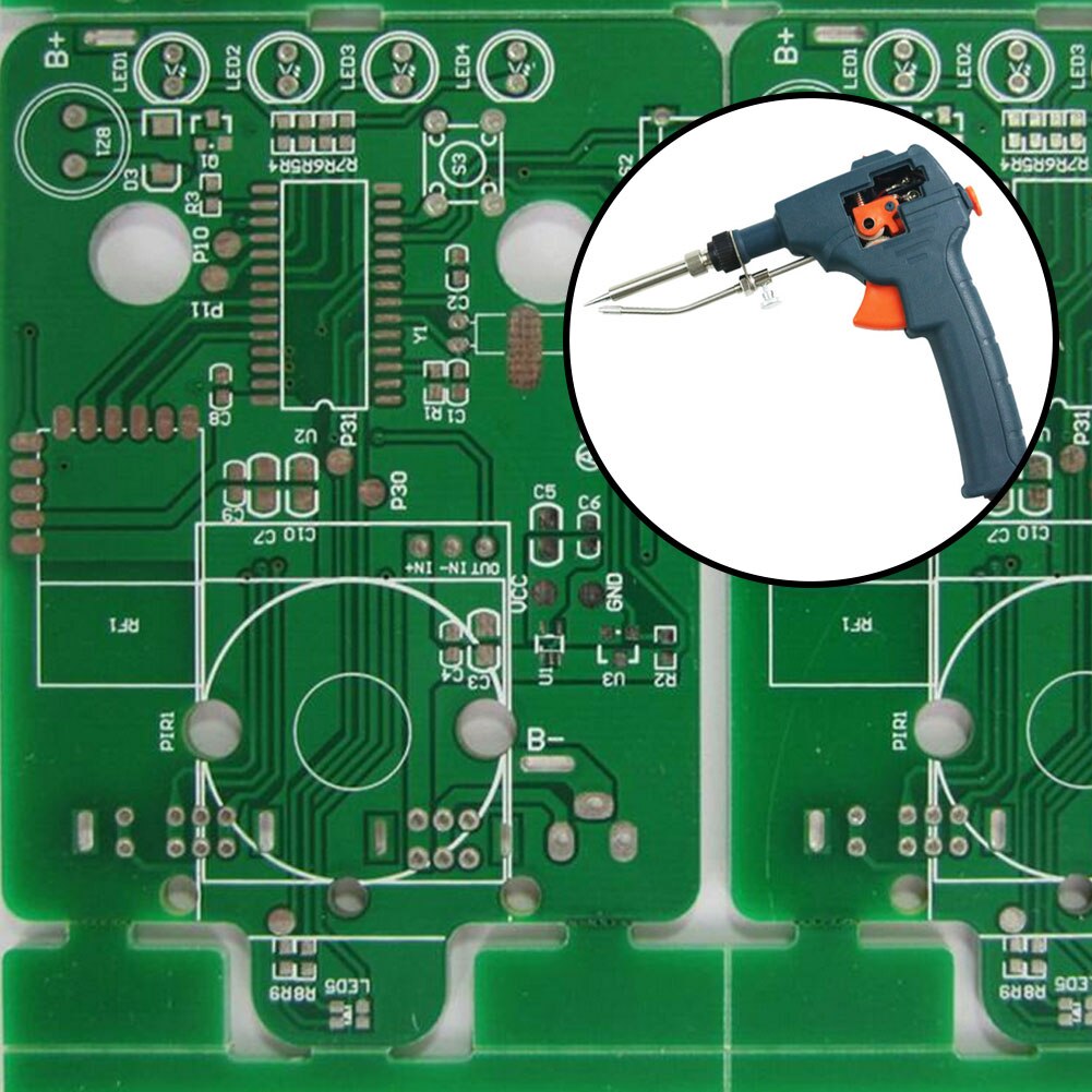 60W Handheld Internal Heating Soldering Iron Electric Temperature Auto Welding Adjustable Automatic Feed Heated Solder Tool Kit