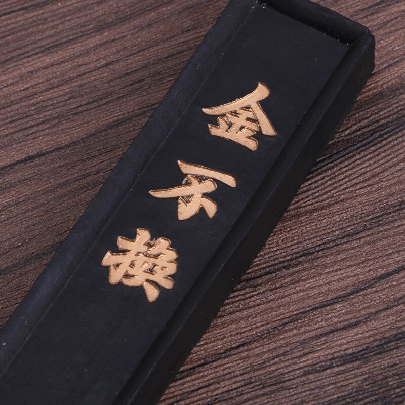 Tekening Schrijven Inkt Stok Blok Zwart Voor Chinese Japanse Kalligrafie