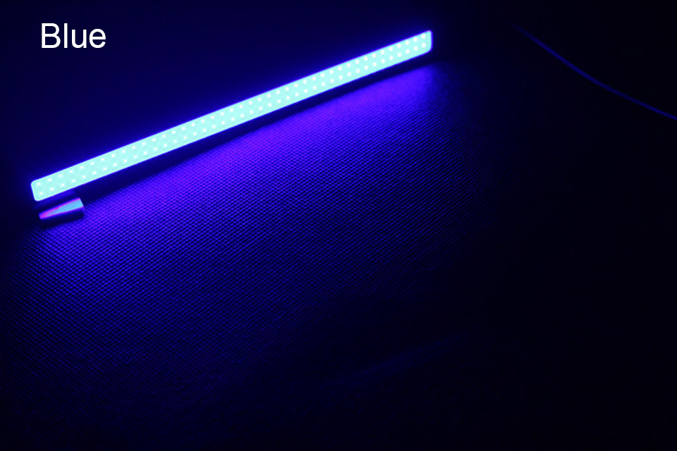 2PCS Universal 17CM Dagrijverlichting 12V Waterdichte Auto COB led Day Light DRL Lamp Auto Werken lichten: Blauw