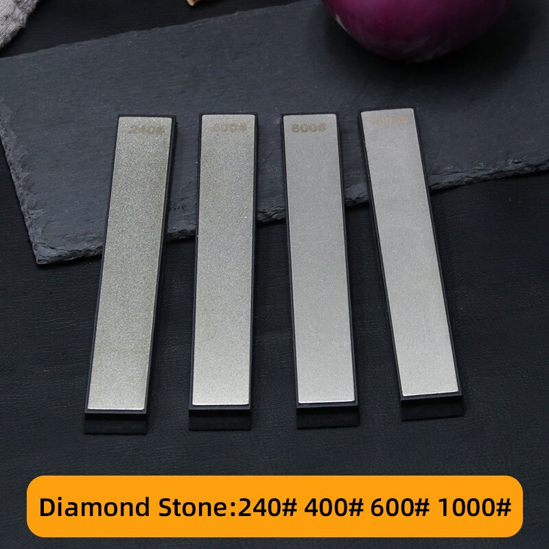Sharpening Stone Diamond Bars Knife Sharpener Whetstone Grinding Kitchen Tools Accessories Gadgets wet ruixin water 3/5 Sets: Set B