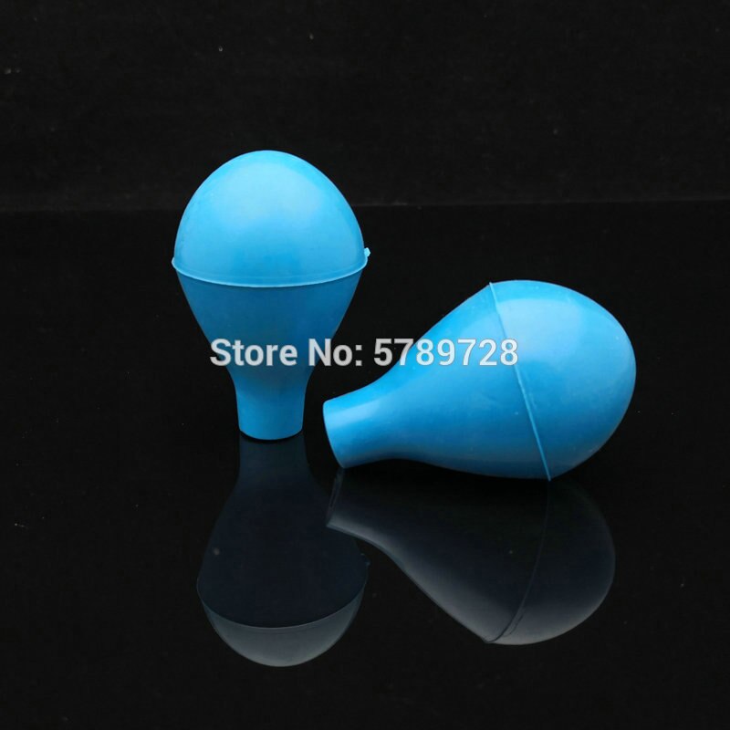 5pcs Laboratory pipette blue suction ball, rubber latex cap suitable for glass scale suction pipe 5-25ml