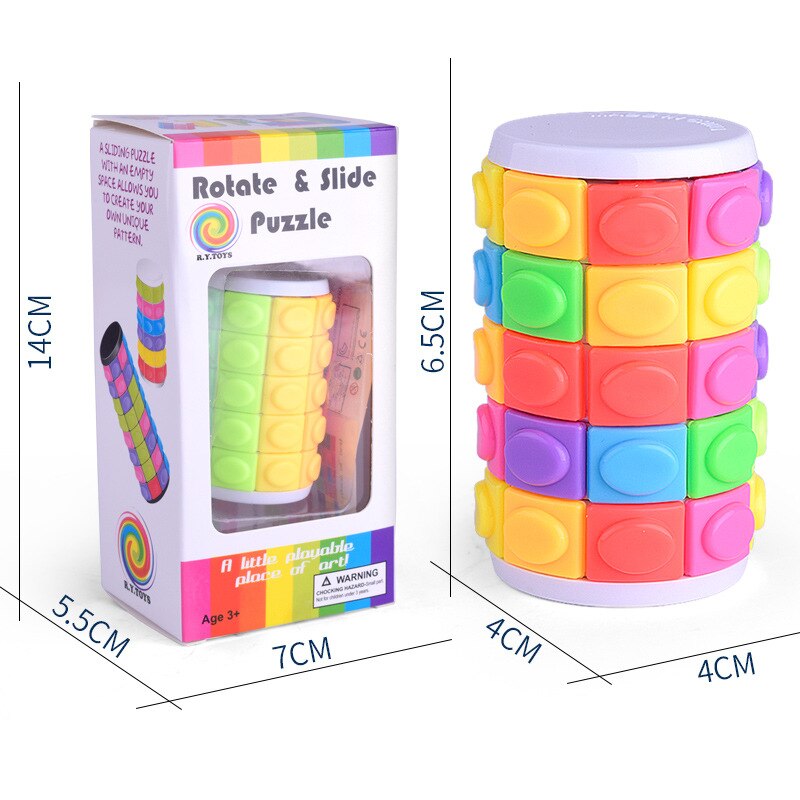 Professionelle 4x4x6,5 Magie Würfel Geschwindigkeit Bunte Würfel Puzzle Magico Cubo Aufkleber Erwachsene Bildung Spielzeug Für freundlicher