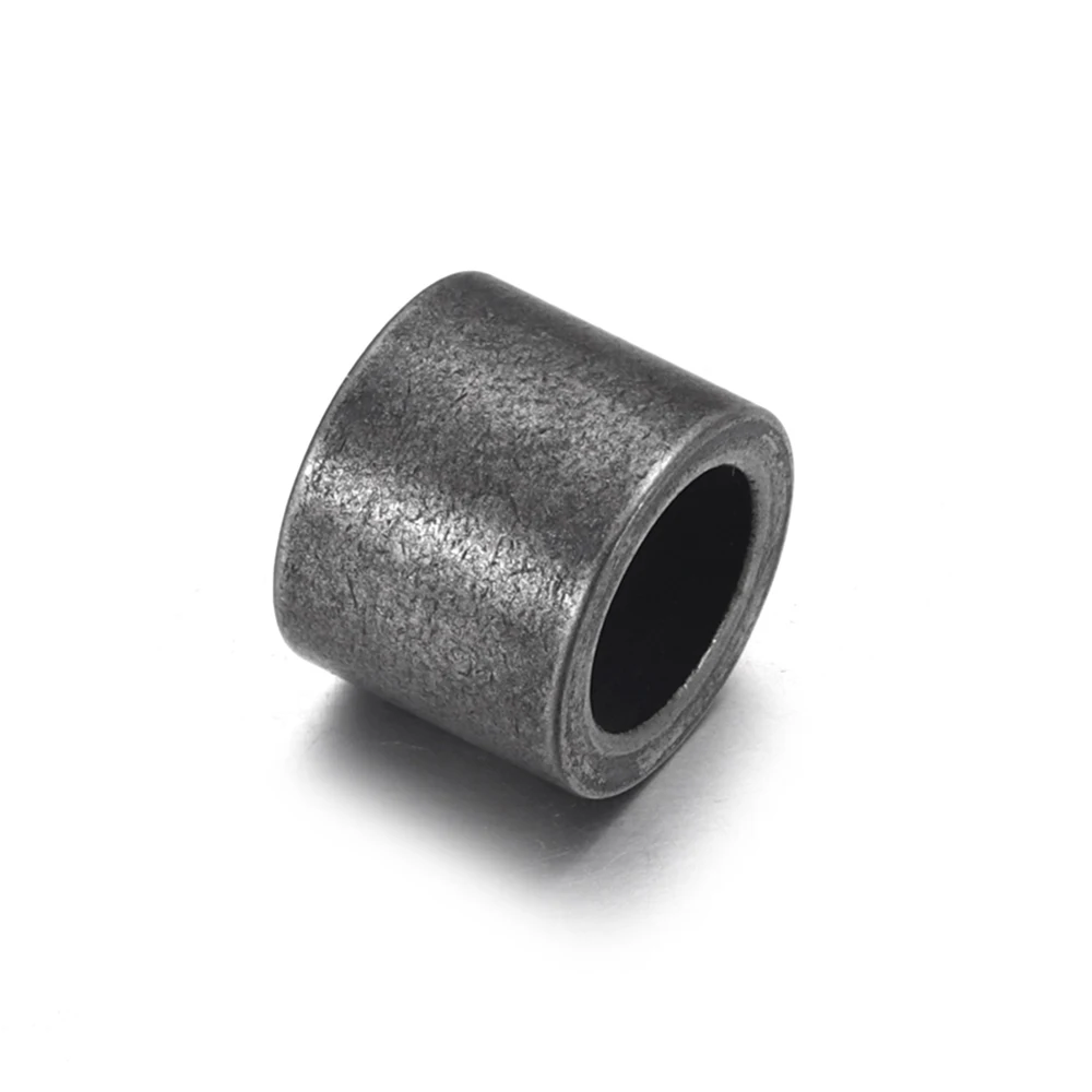 1piece Stainless Steel 6.5mm Hole Size Spacer Hair beard Beads DIY Paracord Knife Lanyard Jewelry Accessories Bracelet Making