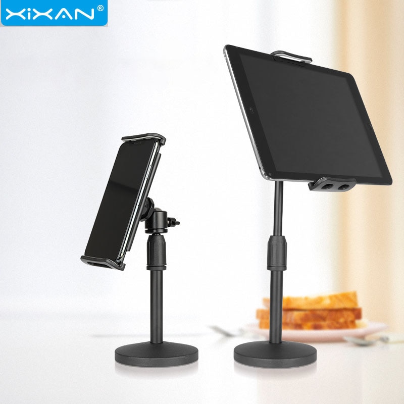 Tabletop Tripod For Phone iPad Live Broadcast Mobile Phone Stand Tripode Desktop Lazy Stand Adjustable Class Video Selfie Holder