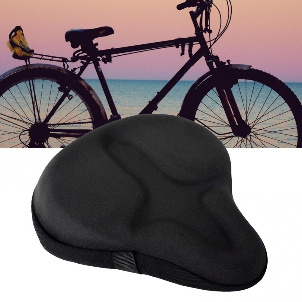 Heimtrainer Sitz Gel Kissen Abdeckung Teile Ergonomischen Für Große Breite Fahrrad Sattel Pad Radfahren Reiten Zubehör Teil