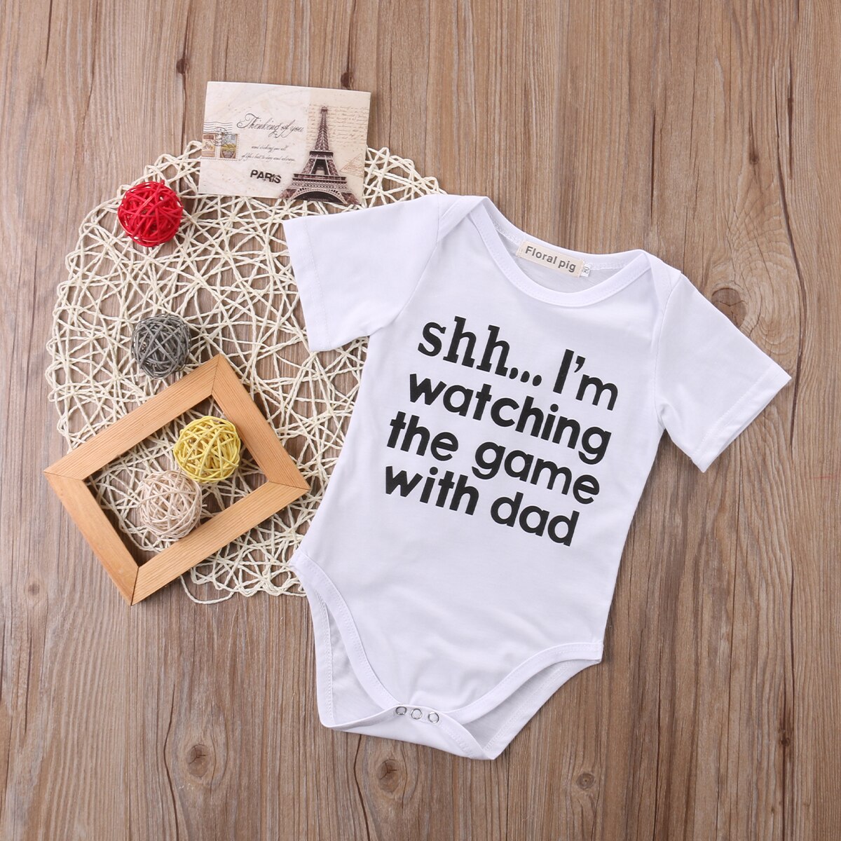 Newborn Toddler Infant Baby Girl Short Sleeve Letter Romper Cotton Jumpsuit Outfit Sunsuit Clothes