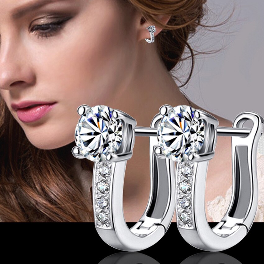 NEHZY – boucles d&#39;oreilles en argent et zircon étincelant pour femme, bijoux populaires, style princesse, à la , S925