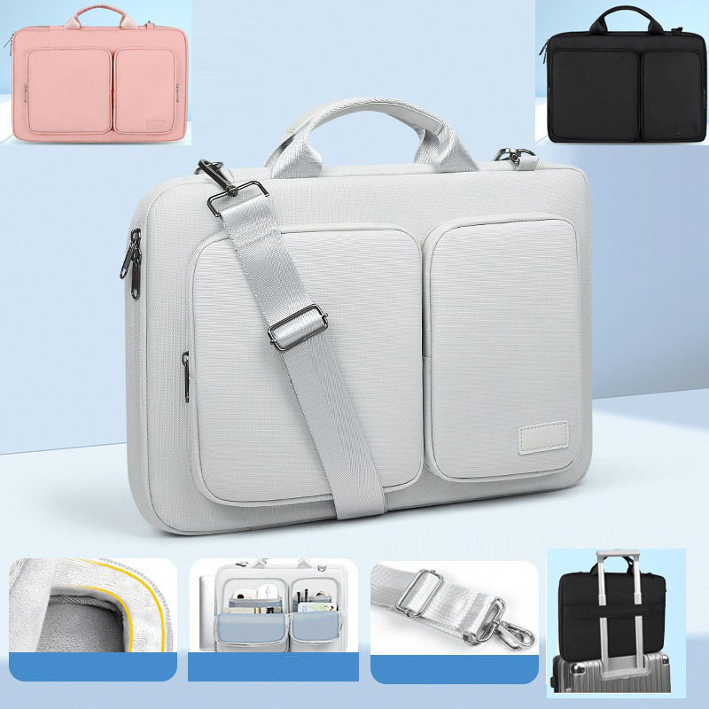 for Lenovo ThinkBook 14+ 14.5inch Laptop Shoulder Strap Bag Storage Pocket Notebook Sleeve Zip Handle Pouch Carry Briefcase