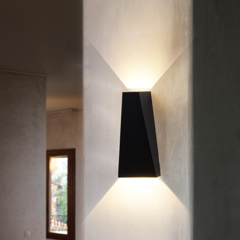 IP65 Waterdichte Led Wandlamp Outdoor Aluminium 6W 10W Wandlampen Veranda Tuin Hek Indoor Moderne Nordic Blaker lampen 85-265V