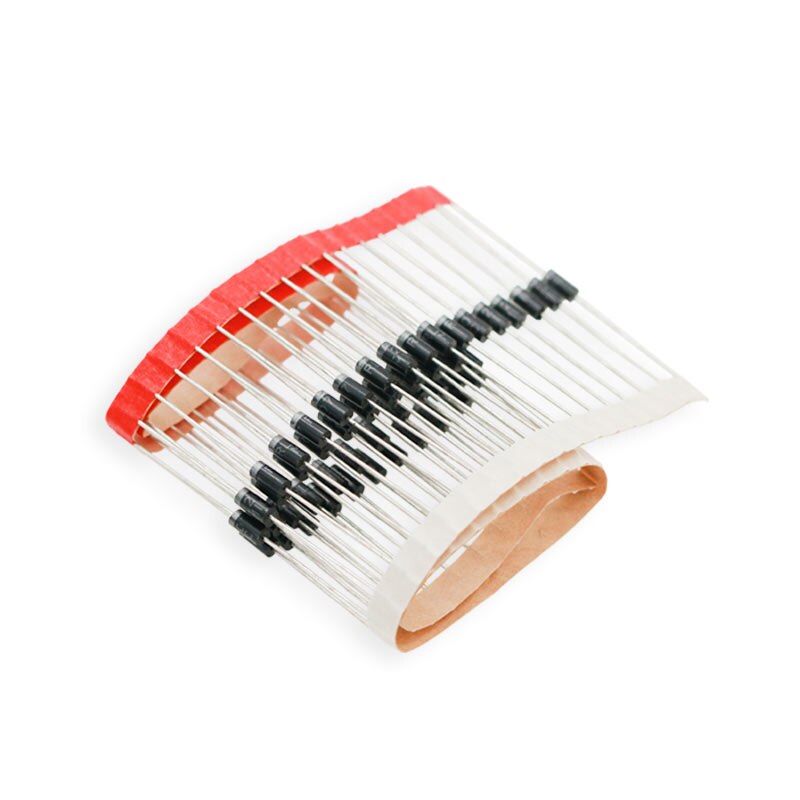 Juego de componentes electrónicos DO-15, diodo rectificador de recuperación rápida, 2a, 800V, HER208, HER204, HER207, HER203, HER202, HER205, 20 Uds.