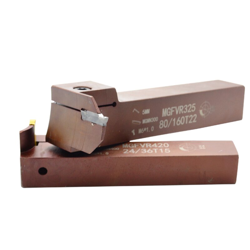 7-shaped face groove cutter MGFVR 25MM MGFVR425 double head Processing range 30 to 400 carbide insert MGMN400 MRMN slotting tool