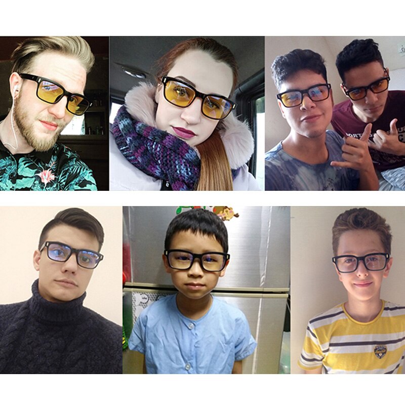 Anti Blue Light Computer Glasses Men Block Radiation Gaming Eyeglasses Protection Spectacles Protect Kids Eyes
