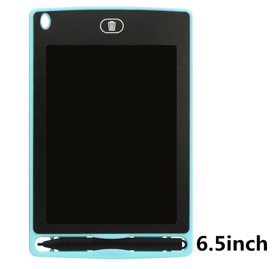 4.4/6.5/8.5/10/12 Inch LCD Handwriting Board Electronic Drawing Board Children Hand Painted Educational Toys: 6.5 inch blue