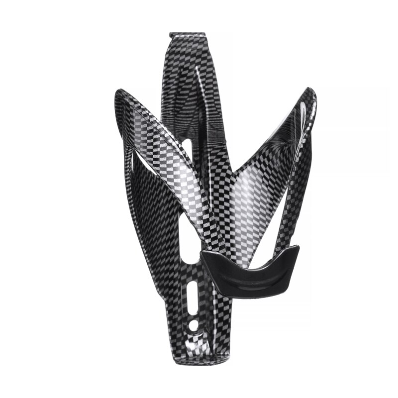 1 Pc Carbon Fiber Fietsen Fiets Drank Water Fles Zwarte Mount Sport Glazen Fles Houder Kooien