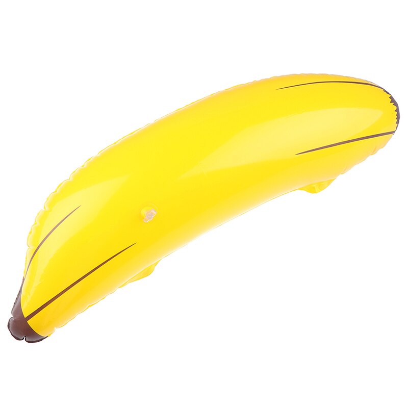 Leuke Kids Party Opgeblazen Met Mond Via Klep Opblaasbare Banaan Pvc Blow Up Tropische 66Cm Fruit Leuke Speelgoed