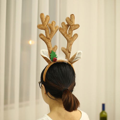 Usa jul hjorte gevirer hår hovedbånd prop xmas kostume fest cosplay