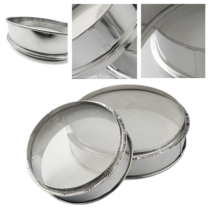Pottery Art Stainless Steel Glaze Filter Sieving Screen Ceramic Glaze Slurry Sieve Mesh Pigment Mud Filter Polymer Clay Tools