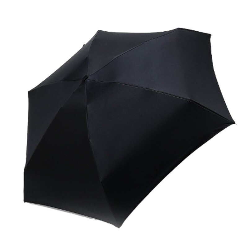 Pocket Umbrella Mini Folding Sun Umbrella Sun Umbrella Foldable Umbrella Mini Umbrella Travel Umbrella: Black