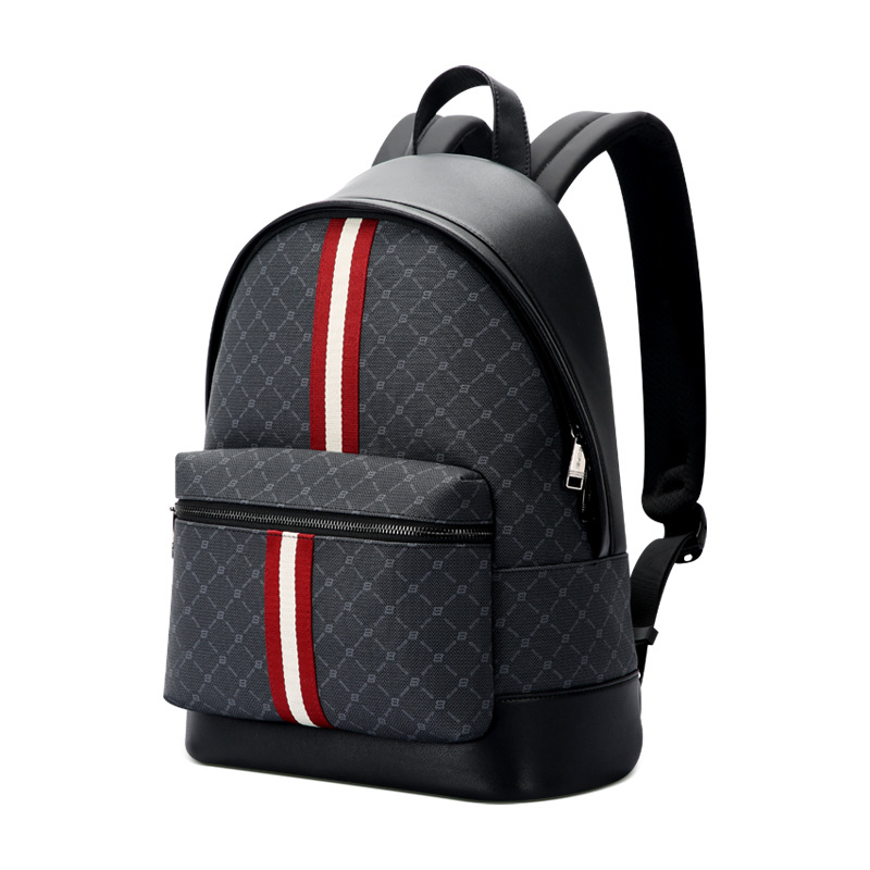 BOPAI A backpack; Unisex backpack; Casual backpack; pvc waterproof backpack; Lightweight; 15.6 inch computer bag; Travel Bag: Beige