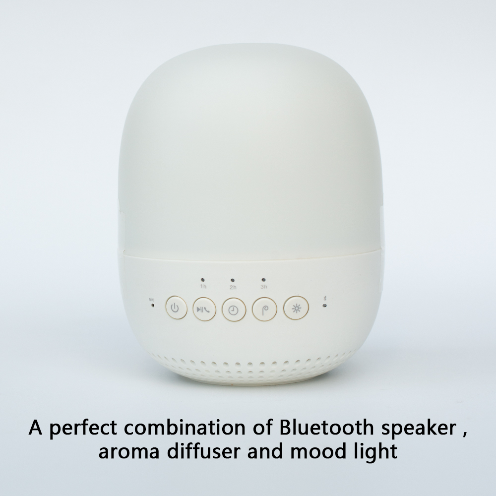 DOSS Smart Aroma Diffuser Lamp Speaker Bluetooth Speaker Stereo Sound Built-in Mic Aroma Air Humidifier with LED lights for Home