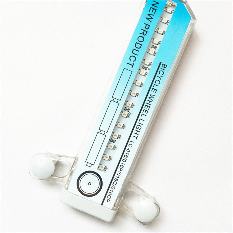 Bicycle Spoke Light Waterproof 32 LED Lights Display Bright Colorful Patterns Full Bicycle Cycling Wheel Change Spoke Light Lamp: Default Title