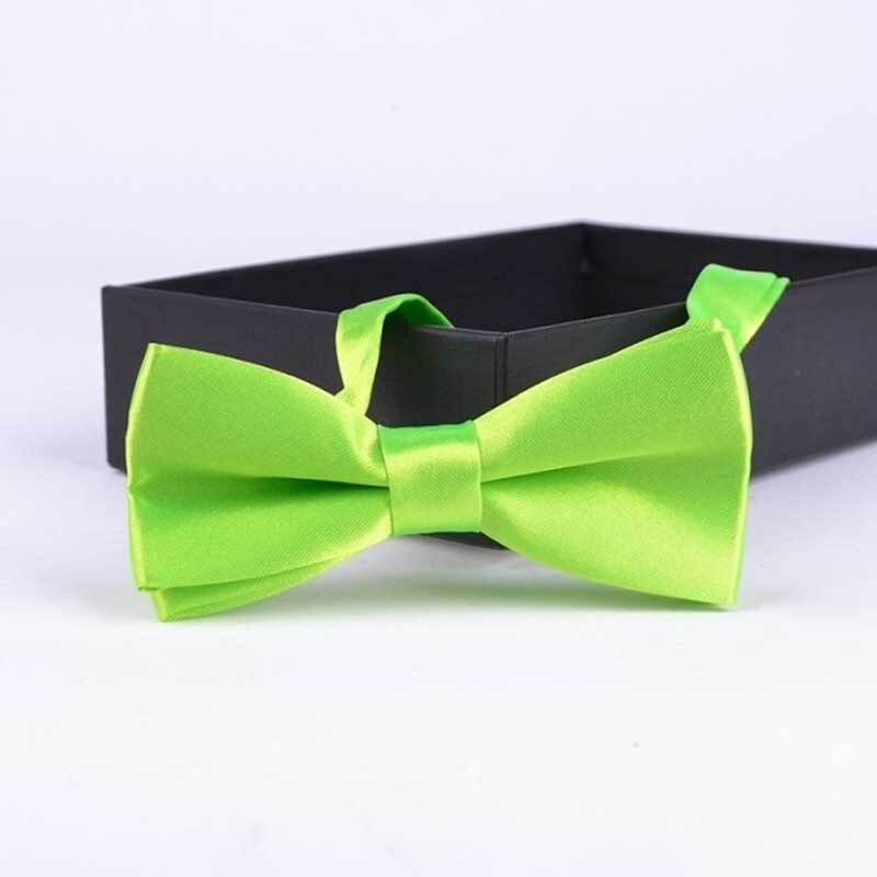 Klassische freundlicher Bowtie Jungen Grils Baby freundlicher Fliege fest Farbe Minze Grün verrotten Schwarz Weiß Grün Schmetterling Gravata