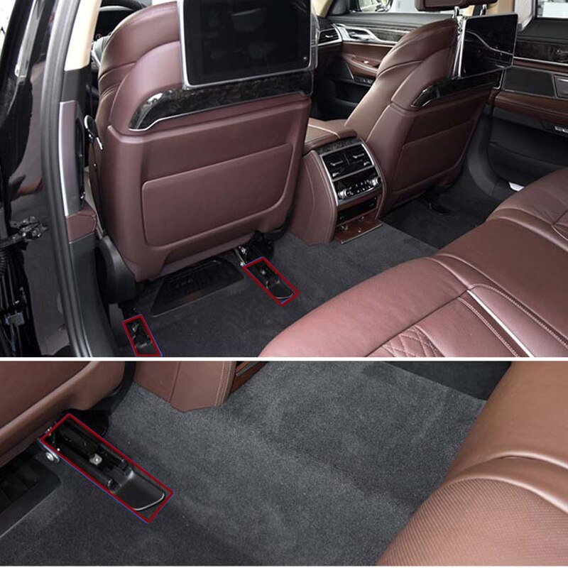Interior Car Seat Sliding Track Rail Cover Replacement For BMW 5 Series G30 G31 G38