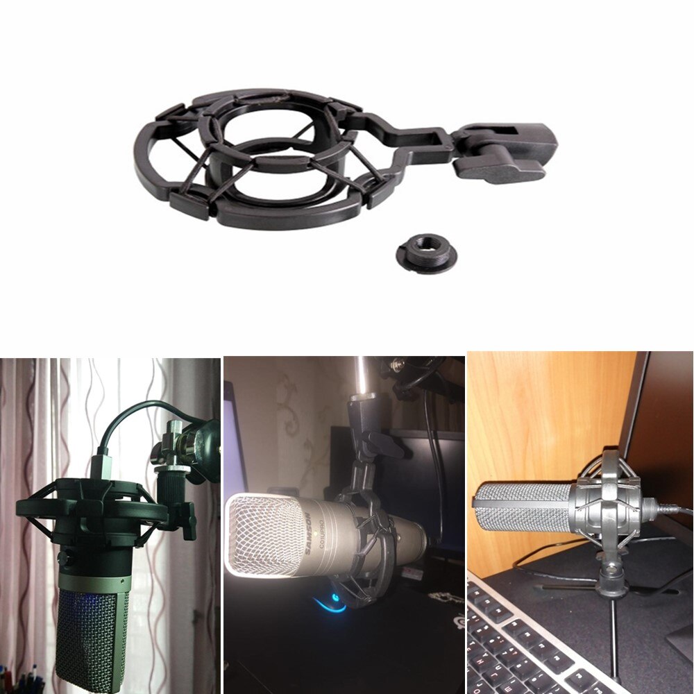 Mic Stand Holder Microphone Shock Mount Condenser Radio Studio Recording Bracket Mic Holder