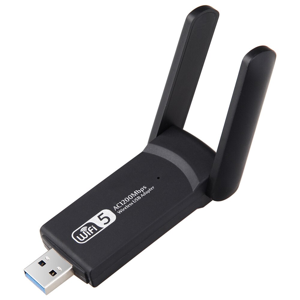 Usb 3.0 1200Mbps Wifi Adapter Dual Band 5Ghz 2.4Ghz 802.11AC RTL8812BU Wifi Antenne Dongle Netwerkkaart voor Laptop Desktop
