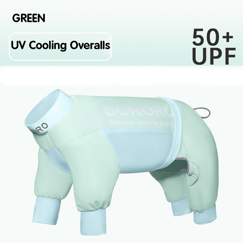 Lente/zomer koelshirt voor honden Professioneel UV-blokkerend koelende hondenkleding voor kleine middelgrote honden Verstelbare rug Zacht huisdiervest: XS / Goud