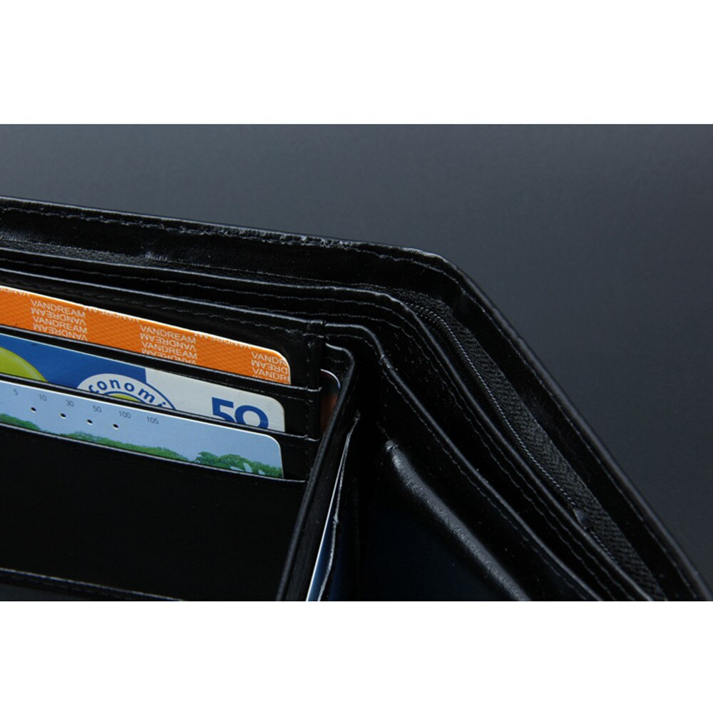 Pu Lederen Portefeuilles Solid Mannen Lederen Portemonnee Korte Business Purse Voor Man Id Credit Kaarthouder zakken