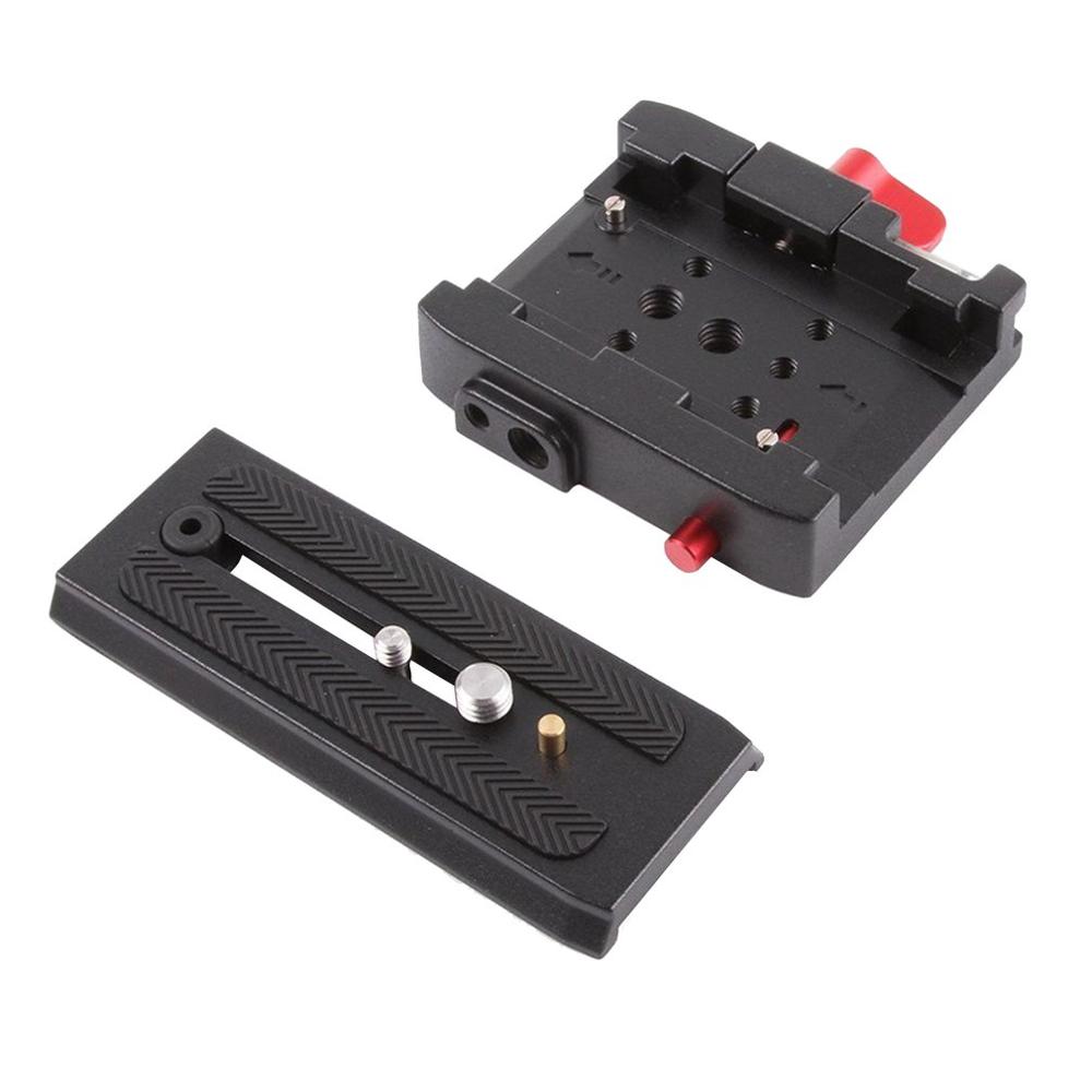 Quick Release Plate Assembly P200Clamp Adapter for Manfrotto 577 501 500AH 701HDV Q5 Camera Tripod Accessories