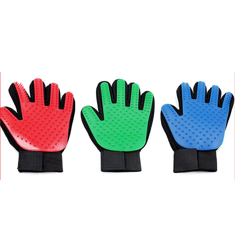 Siliconen Hond Pet Grooming Handschoen Kam Borstel Deshedding Zachte Huisdier Kat Grooming Supply Haar Handschoen Honden Bad Schoonmaken Dierbenodigdheden