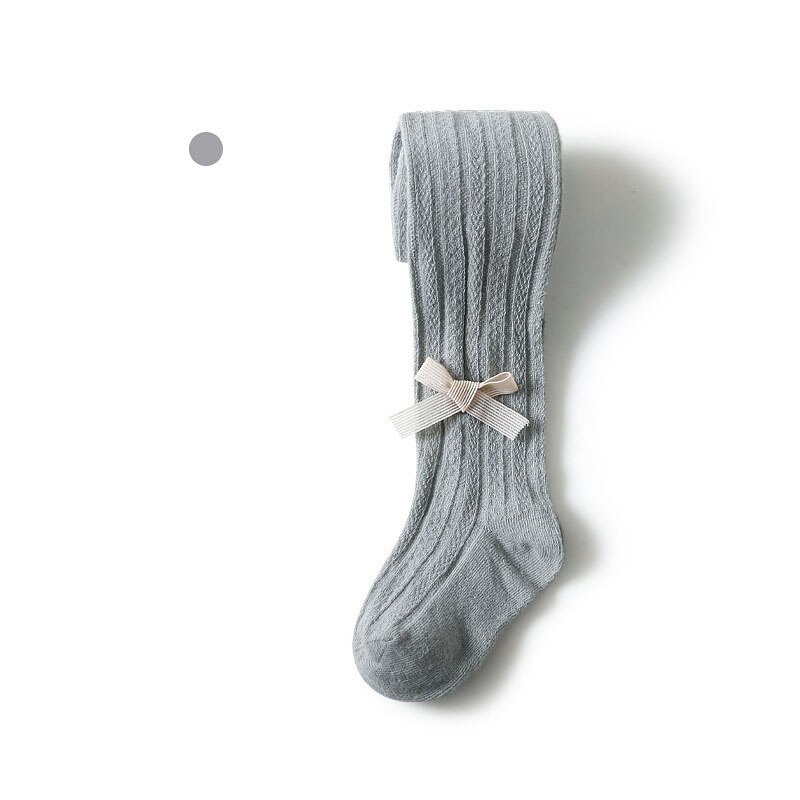 Zoete Bows Baby Panty Zomer Mesh Dunne Ademende Baby Meisjes Panty Effen Kleur Baby Peuter Kousen Kinderen Panty: Gray