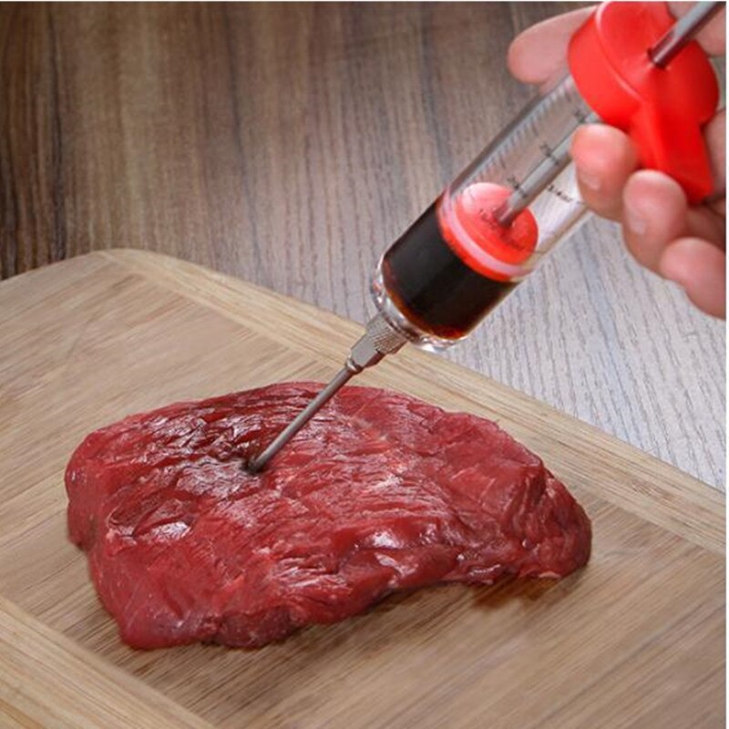 Smaak Naald Turkije Varkensvlees Bbq Steak Vlees Sauzen Spuiten Marinades Keuken Accessoires Kruiden Koken Gereedschap Keuken Gadgets Rundvlees